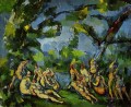 Bañistas 1905 Paul Cezanne Desnudo impresionista
